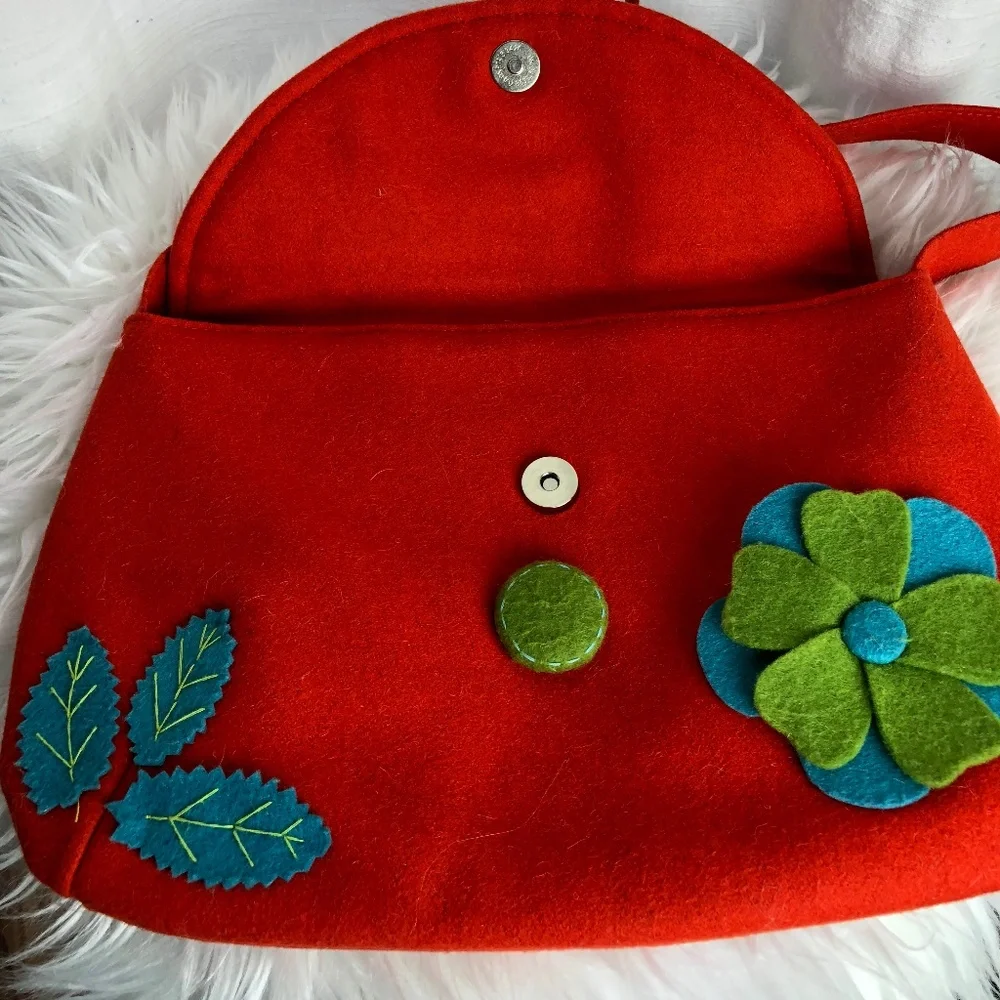 Francesca's‎ felt boho handbag